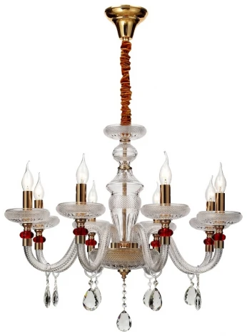 Подвесная люстра Wertmark Ludmila WE181.08.303 (220V, на цепи, подсвечник, свеча)