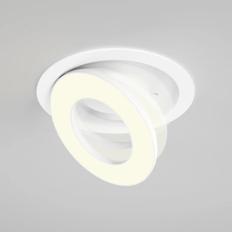 Встраиваемый светильник Maytoni Vector DL102-12W3K-W (LED, 220V, круглые)