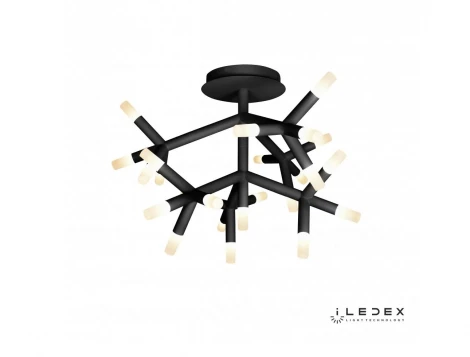 Потолочная люстра iLedex Savage FS-017-X25 BK (220V)