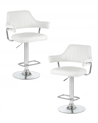 Набор 2 шт Стул барный DOBRIN CHARLY (белый)