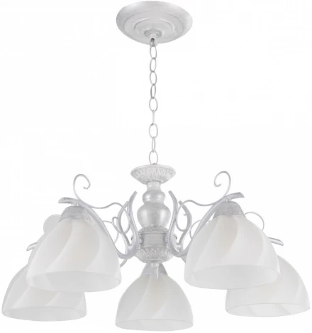 Подвесная люстра Arte Milano Amalfi-0644 330644/5 WT+SL (220V, на цепи)