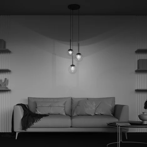 Подвесной светильник Maytoni Basic form MOD521PL-03G (220V, на проводе, шар)