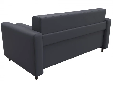 Диван прямой Лига-070 (ЛДСП,Брус,Фанера/Дерево/Экокожа/Серый) Лига Диванов 129752