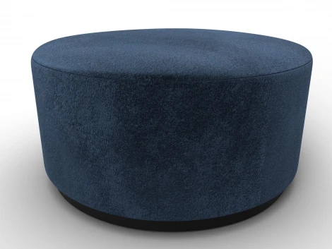 Пуф 005 (ДСП/Пластик/Велюр/Синий) Лига Диванов 132369