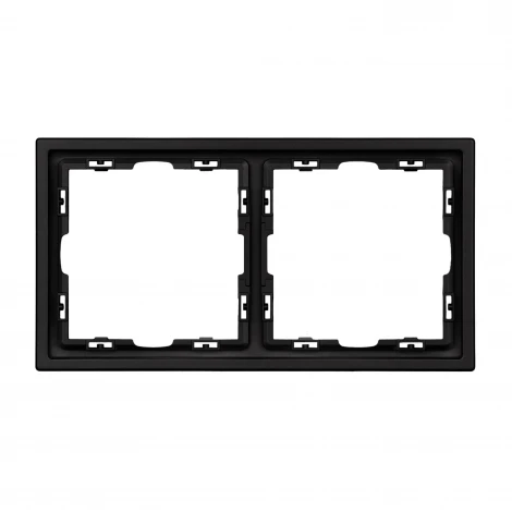 Рамка пластиковая FRM-NOBE-SFPL-2-BK (Arlight) 054216