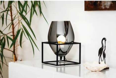 Интерьерная настольная лампа Eglo Olival 1 97209 (220V, выключатель, куб)