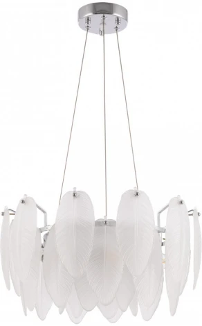 Подвесная люстра Arte Milano AM-4653 4653.D450.H240.E14.5 Ni (220V, на тросе, перо)