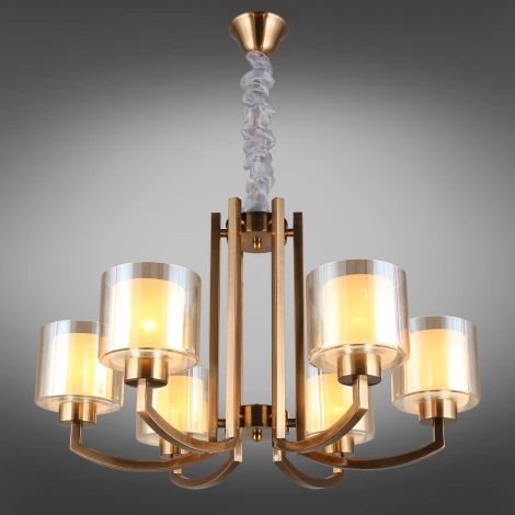 Подвесная люстра Omnilux Atessa OML-55913-06 (220V, на цепи)