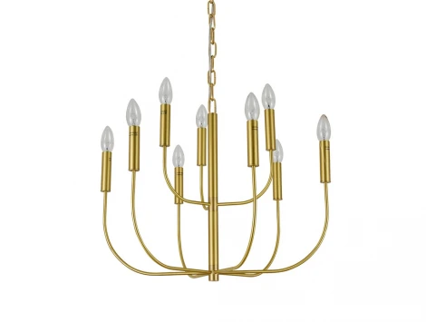 Подвесная люстра Newport Brianna 34909/C brass