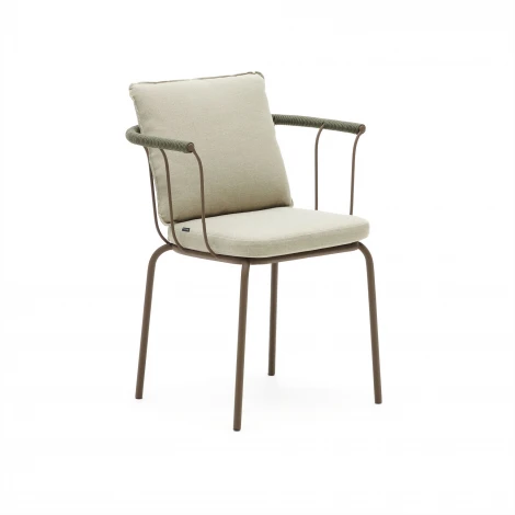 Стул уличный La Forma (ex Julia Grup) Salguer (Коричневый,Зеленый/ Веревка)