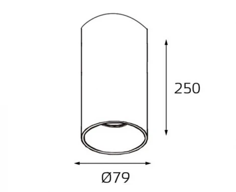 Накладной точечный светильник Italline Il202 202511-25 white