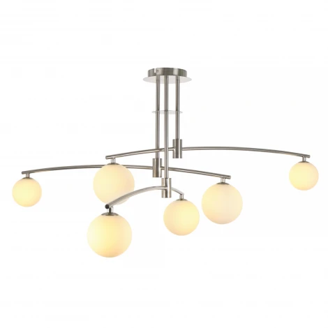 Потолочная люстра на штанге MyFar Stacy MR1015-6P (220V, шарики)