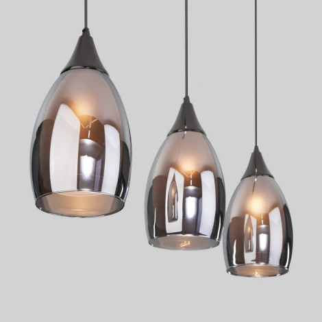 Подвесной светильник Eurosvet Cosmic 50285/3 черный жемчуг (220V, на проводе)