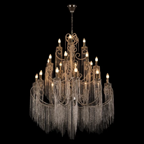 Подвесная большая люстра Loft It Wonderland 10405/24 (220V, на цепи, подсвечник, свеча)