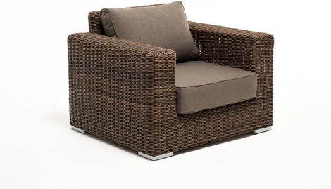 "Боно" кресло из искусственного ротанга, цвет коричневый 4SIS арт.УТ-00003969