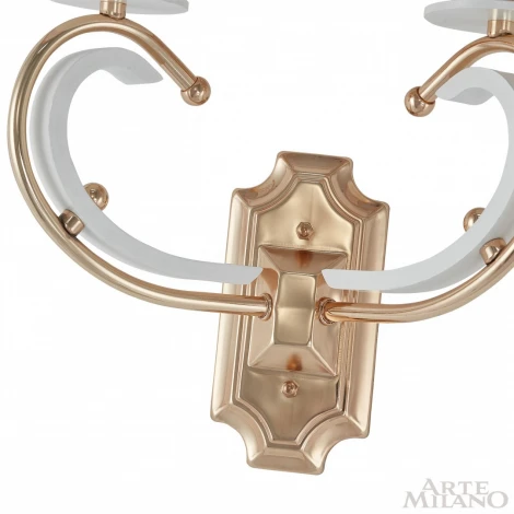 Бра Arte Milano Florentia-1237 301237/2W Wh/Gd (220V)
