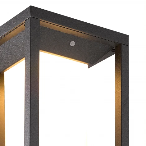 Настенный светильник уличный на солнечной батарее Mantra Meribel 7086 (LED, 220V, датчик освещенности, сенсорный выключатель, IP54)