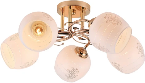 Потолочная люстра на штанге Escada Anemone 1121/5PL (220V)