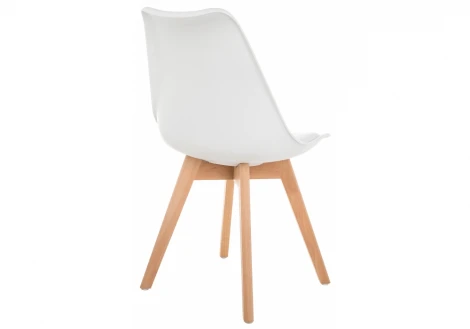 Деревянный стул Woodville Bonuss белый 11734