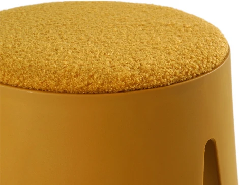 Табурет Chim ОГОГО Обстановочка! (Мех/Горчичный) арт.932089