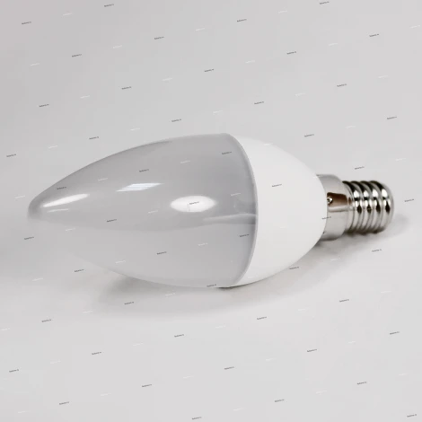 Лампа светодиодная Horoz, свеча, E14, 6W, 220V, теплый (3000K)