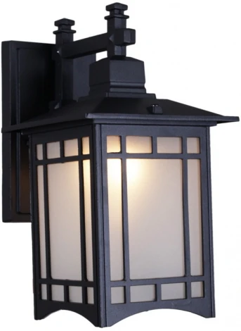 Настенный фонарь уличный Reluce 08245-0.2-001U BK (220V, фонарь, IP44)