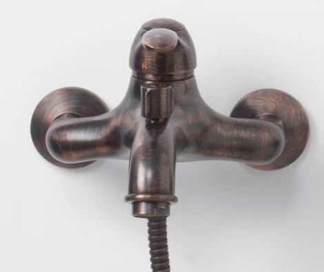 Смеситель Wasserkraft Isar 1301 для ванны с душем, темная бронза