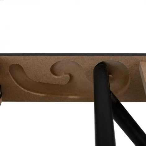 Стол-трансформер Лерон белый/черный Mebelik арт.009210