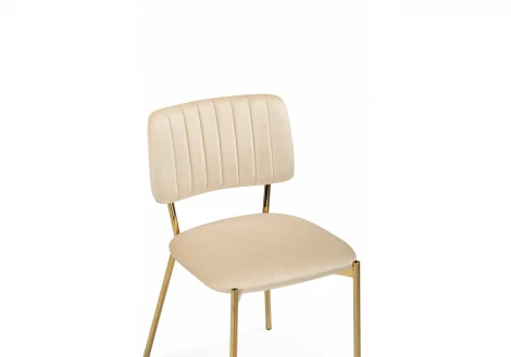 Обеденный стул Woodville Armond beige / gold