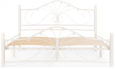 Двуспальная кровать Woodville Мэри 2 160х200 белая 402983