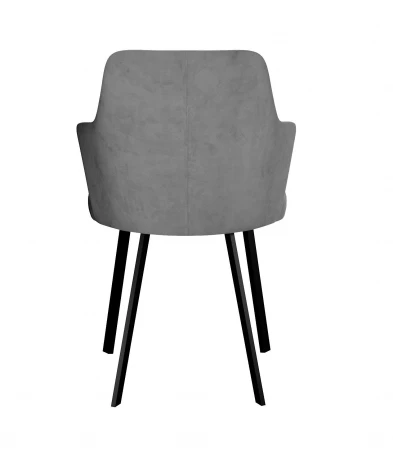 Стул DikLine 345 C56 серый, ножки черные арт.00-00076166