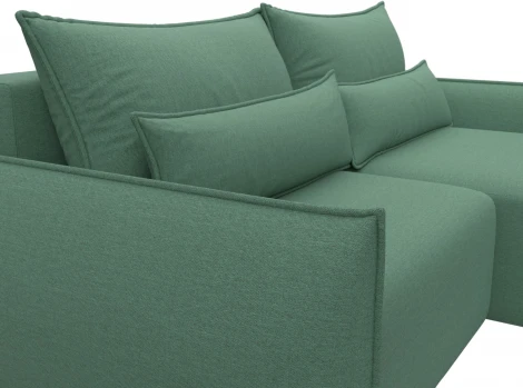 Диван угловой Лига-051 НПБ угол универсальный Лига Диванов (Рогожка) арт.128650