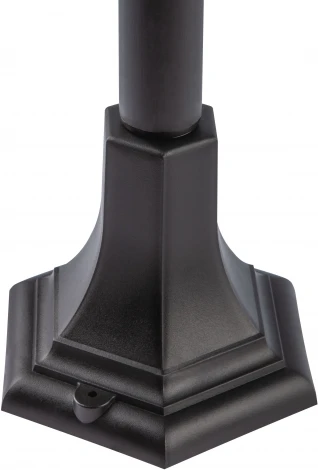 Наземный фонарь ЭРА НТУ 07-40-004 «Валенсия 3» черный (220V, IP44)