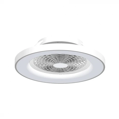 Потолочный светильник круглый с вентилятором Mantra Tibet 7123 (LED, 220V, диммер, пульт управления, свето-шумовой датчик, управление смартфоном, умный дом - Tuya Smart, круглые)