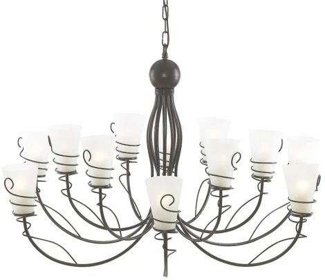 Подвесная люстра Arte Lamp Spiral A9051LM-12BR