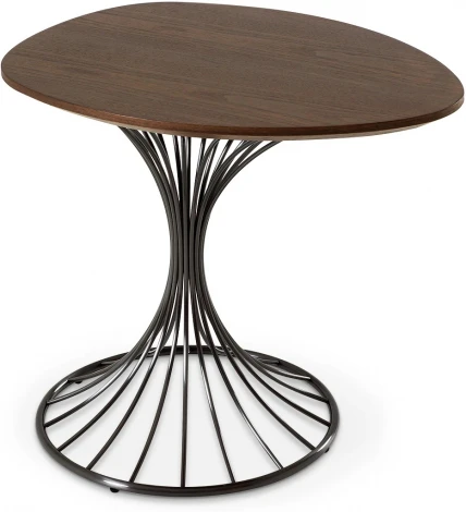 Журнальный стол Marty ОГОГО Обстановочка! (Шпон,МДФ/Черный,Орех) арт.930830