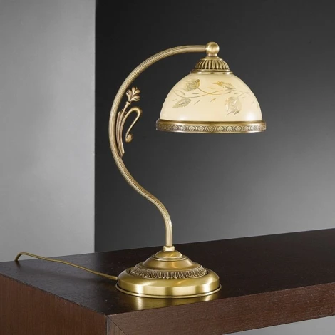 Интерьерная настольная лампа Reccagni Angelo 6208 P (220V, листья)