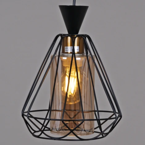 Подвесной светильник Reluce 03460-0.9-01 BK (220V, на проводе)