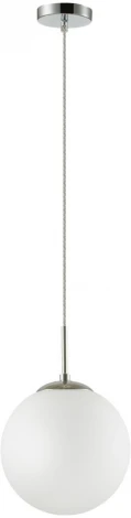 Подвесной светильник Lumion Summer 4543/1B SUSPENTIONI хром E27 1*60W 220V (на проводе, шар)