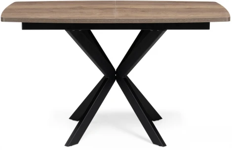 Стол Woodville Палу дуб галифакс табак / черный 551074