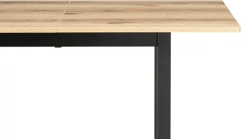 Стол деревянный Woodville Аркон 110(130)х68х75 делано / черный арт.611353