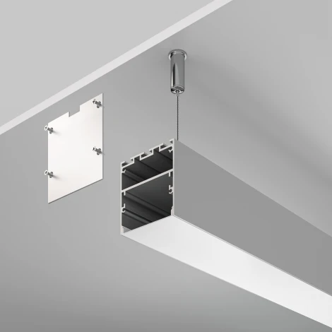 Алюминиевый профиль подвесной -накладной 50x50 Maytoni Led Strip ALM-5050-S-2M