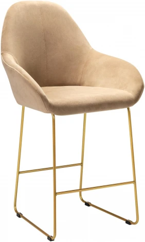 Кресло полубар Kent Diag beige/Линк золото R-Home арт.410119136h_Diagbeige_золото_ПБ
