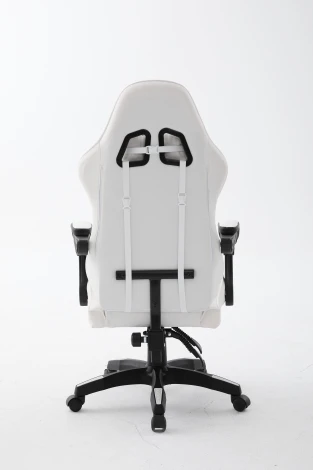 Кресло спортивное TopChairs Phantom бело-черный арт.УТ000039470