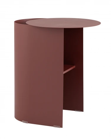 Журнальный столик Stool Group Floire металл бордовый УТ000041883