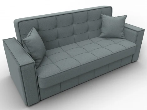 Диван-книжка Лига-068 (ДВП,Дерево/Пластик/Рогожка/Серый) Лига Диванов 129832