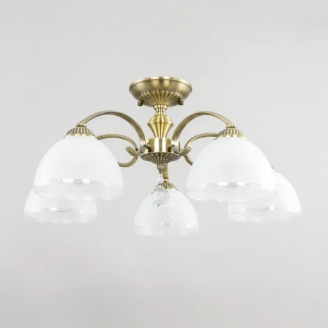 Потолочная люстра на штанге Citilux Франческа CL417153 (220V, хрусталь, подвески)