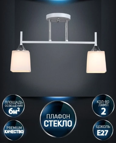 Потолочная люстра Wedo Light Semel WD3640/2C-WT-CR-WT