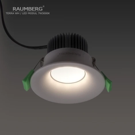 Встраиваемый светильник Raumberg Terra\Wh\7W3000K White Led 7w 3000K