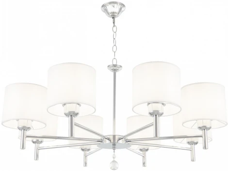 Подвесная люстра Arte Milano Amalfi-2756 332756/8 CR (220V, подвески, на цепи)